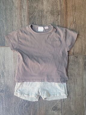 Zara Kids Short And Tee Size 2-3 Years